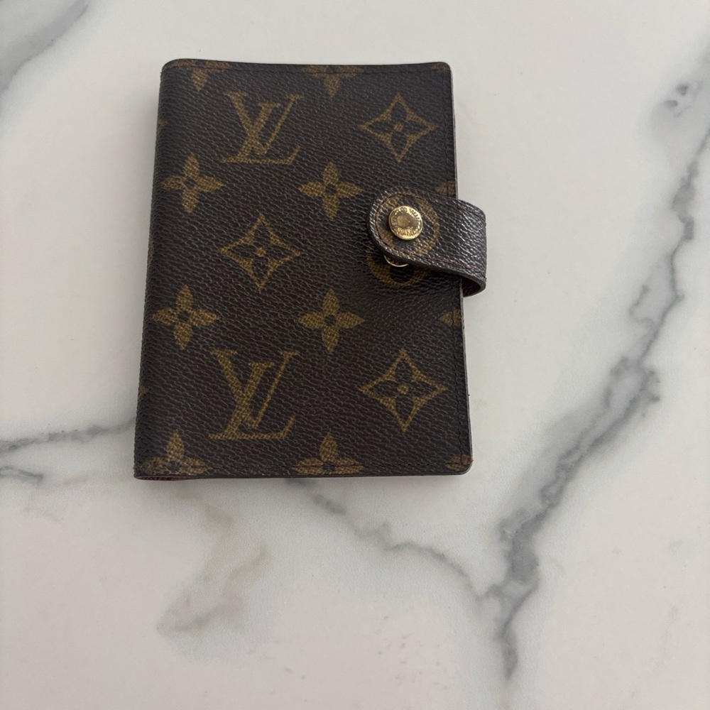 Louis Vuitton Monogram Canvas Brown and Tan Wallet Organizer